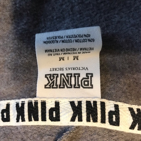 Grey and Black Light PINK hoodie - Picture 5 of 5